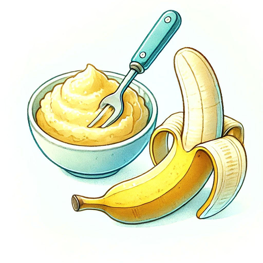 banana amassada