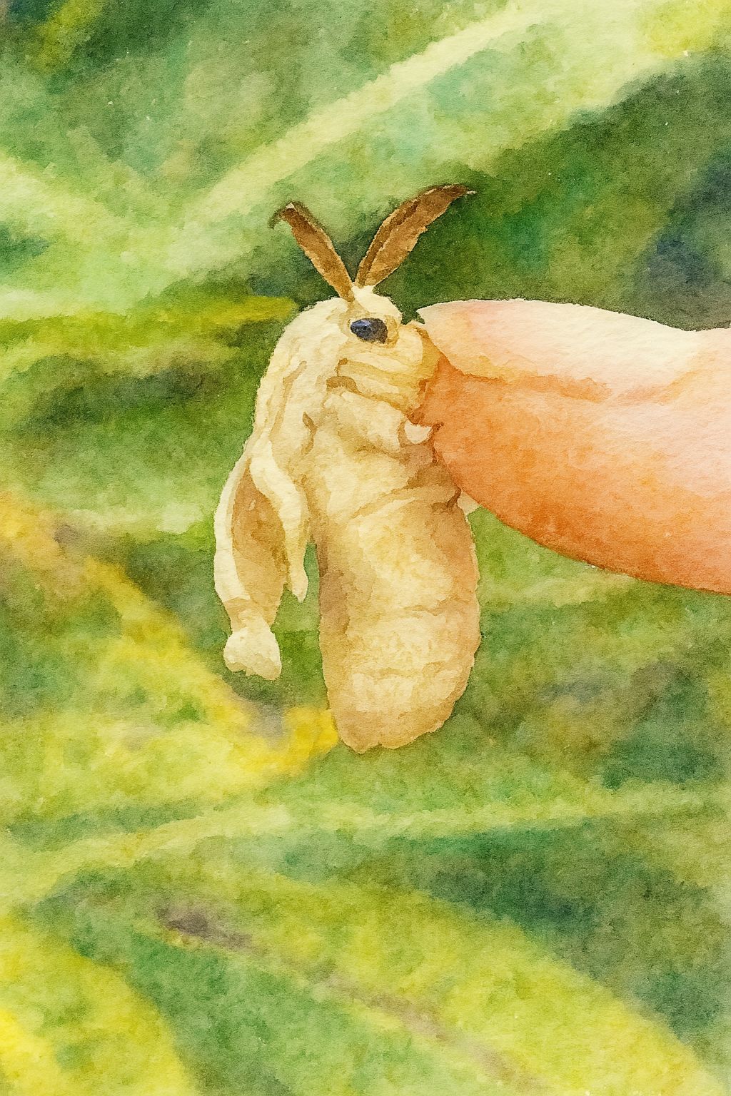 mariposa do bicho da seda