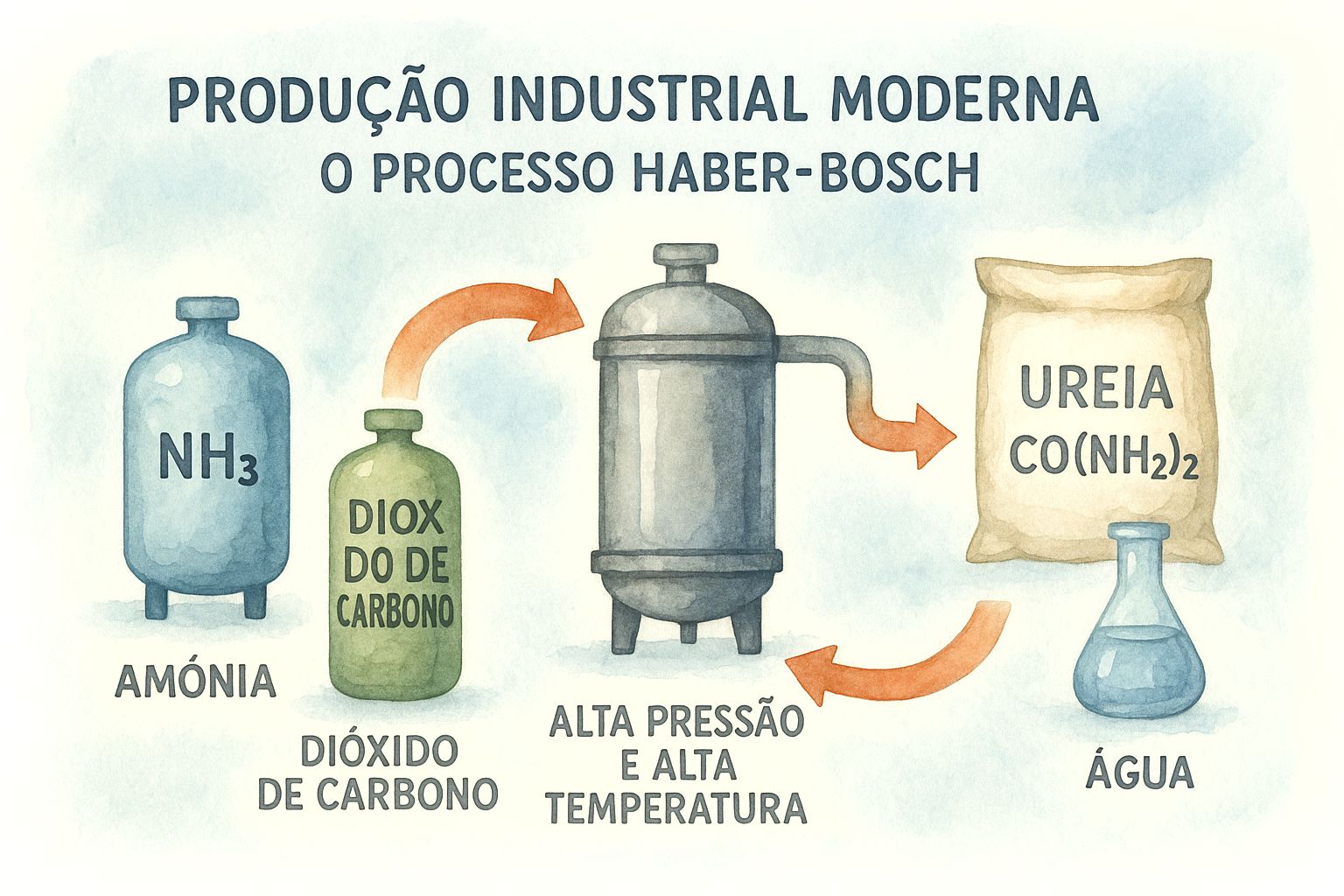 producao industrial de ureia