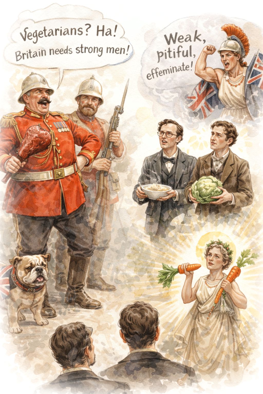 imperio britanico e o vegetarianismo