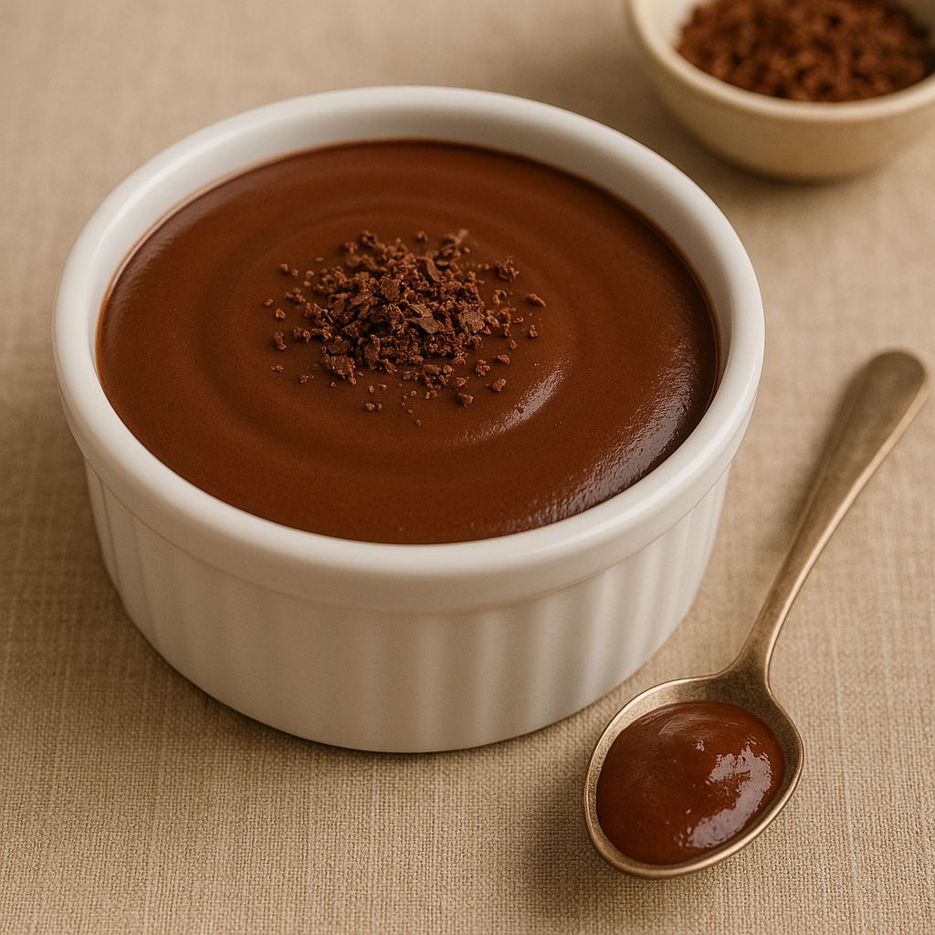 mousse de chocolate vegano