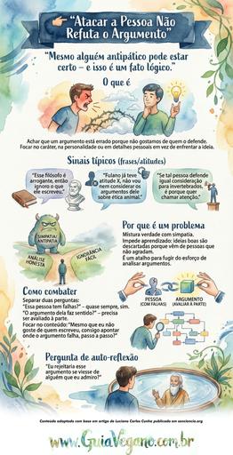 Atacar a pessoa não refuta o argumento