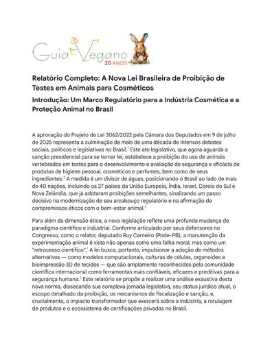 Tudo sobre a Nova Lei Brasileira de Proibição de Testes em Animais para Cosméticos