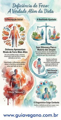 Deficiência de Ferro, a verdade além da dieta