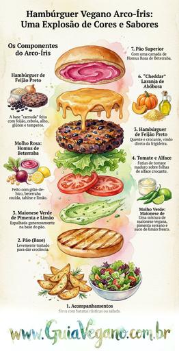 Burger Vegano Arco-Íris