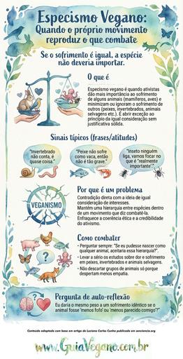 Especismo Vegano, quando o próprio movimento reproduz o que combate