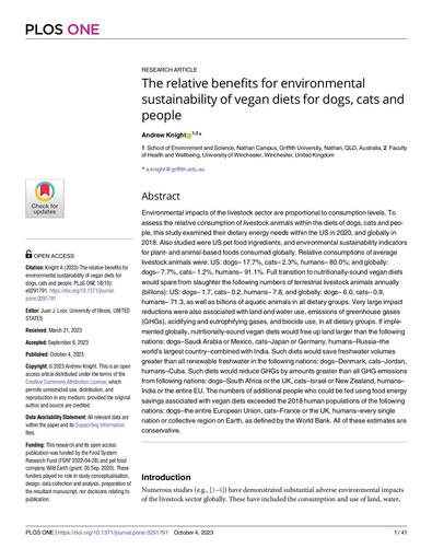 The relative benefits for environmental sustainability of vegan diets for dogs, cats and people.pdf